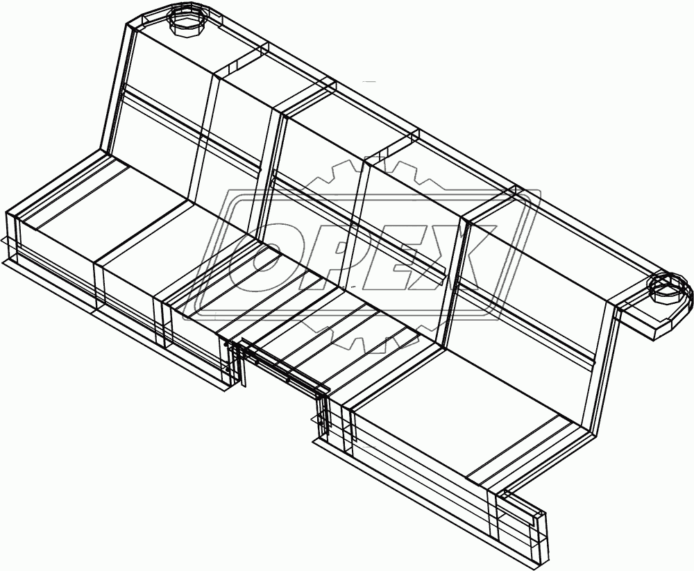 52997-5600500СБ Каркас мотоотсека