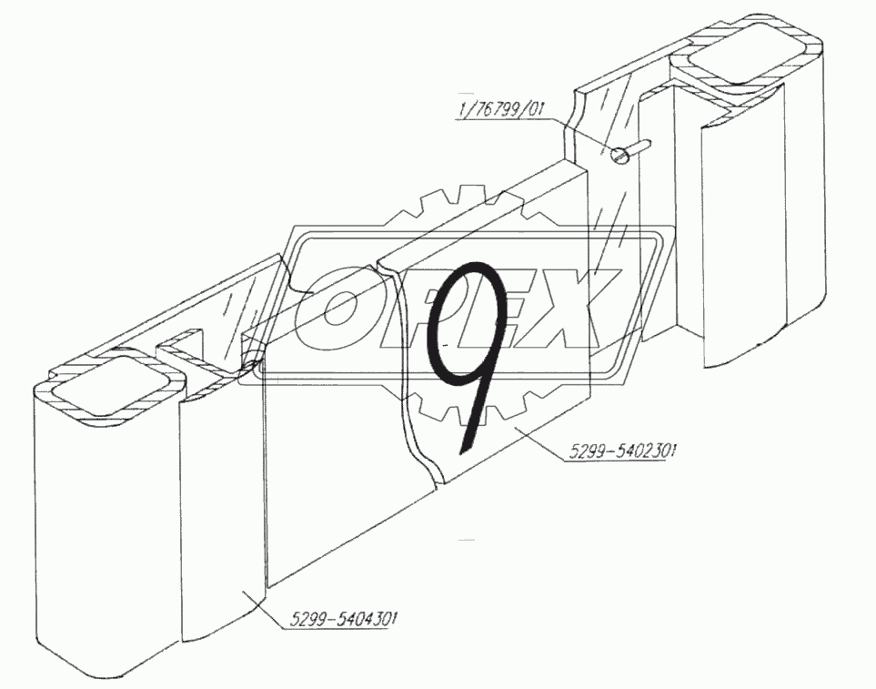 Установка маршрутоуказателя бокового 5299-5402301-СБ