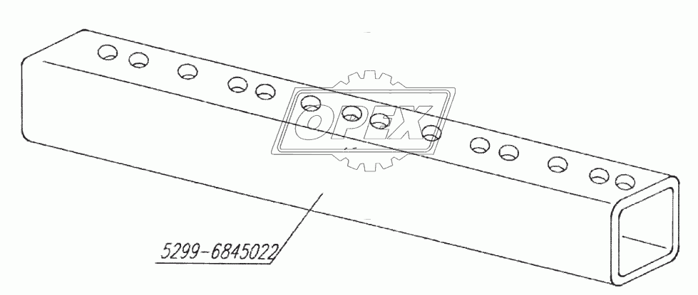 Каркас сиденья заднего 5299-6845022
