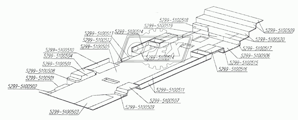 Мягкий настил пола