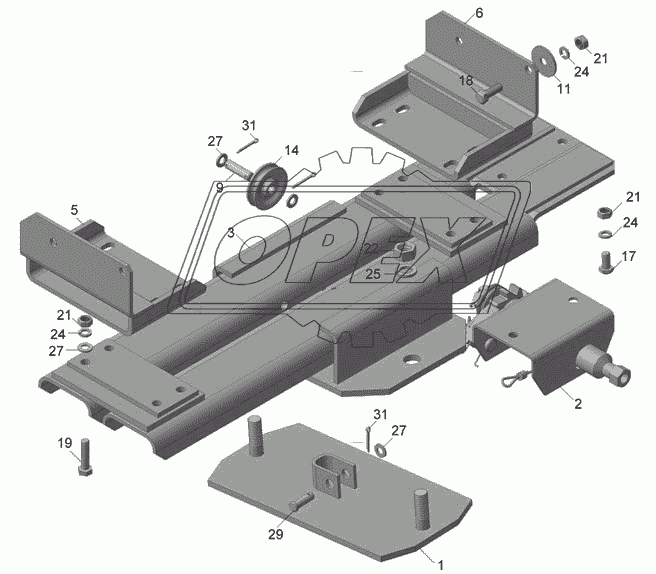 66064-3105200 Установка запасного колеса