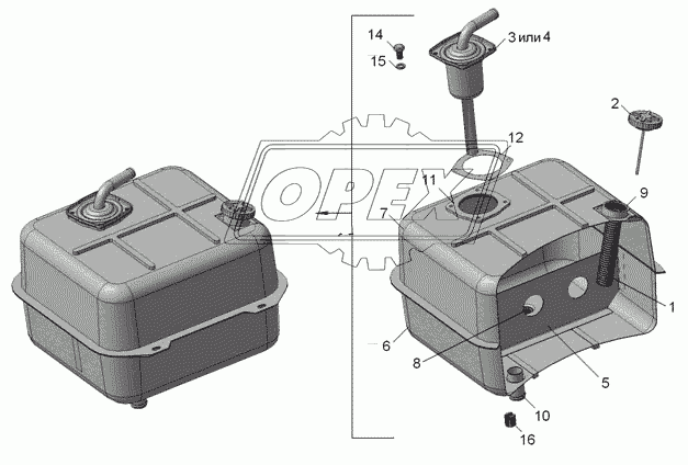 5511-8608010-02 Бак масляный