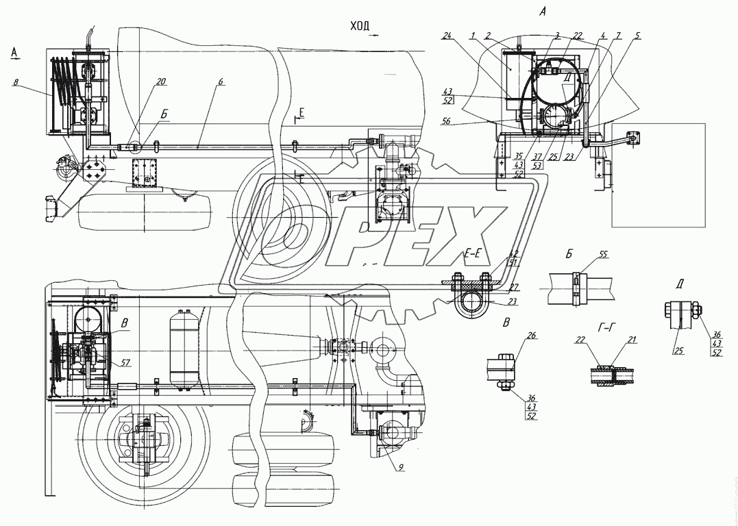 6606-03-8000500 Установка раздаточного узла