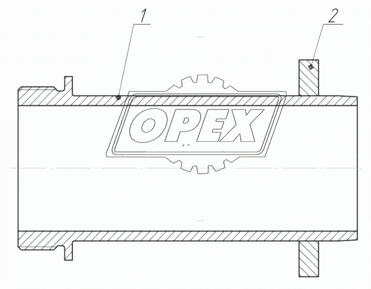 96741-3932045-01 Переходник в сборе