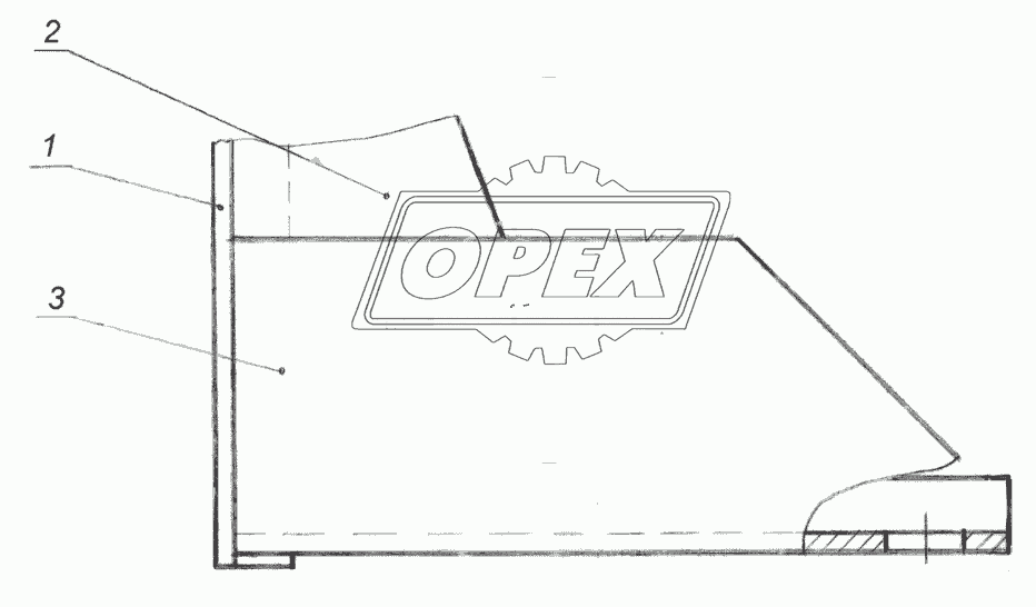 66065-8000190-15 Опора в сборе