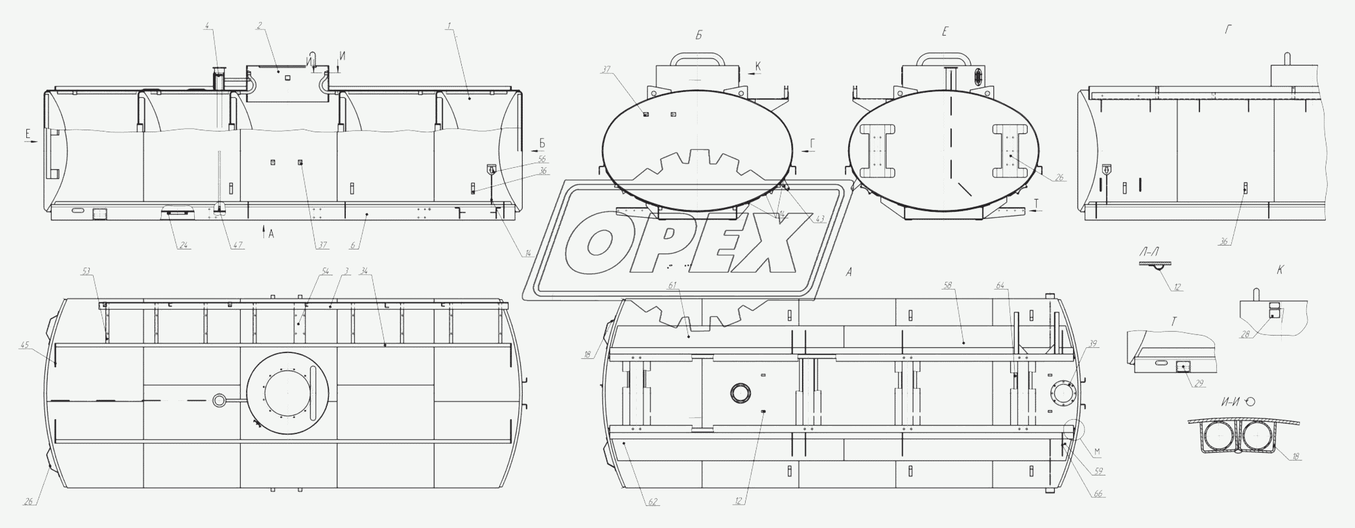 66062-8513023 Корпус цистерны