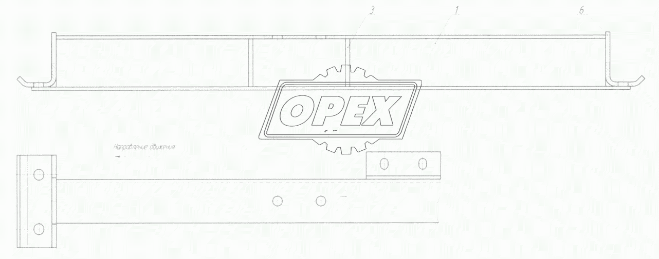 66062-8516040 Опора задняя правая