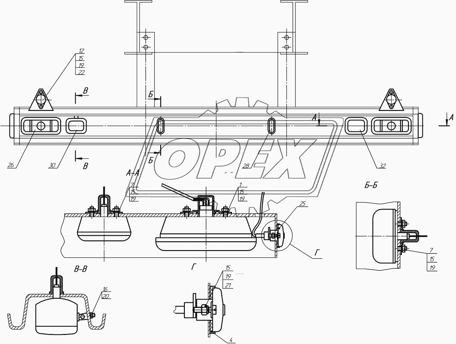 66065-3716010 Установка задних фонарей