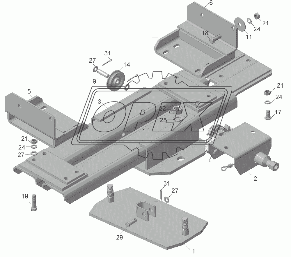 66064-3105200 Установка запасного колеса