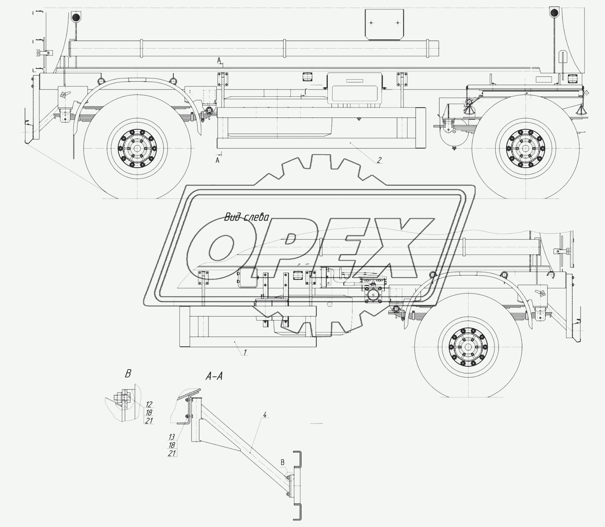 8602-8530010 Установка боковой защиты