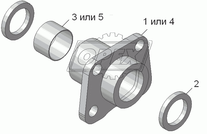 96741-3502128 Опора разжимного кулака