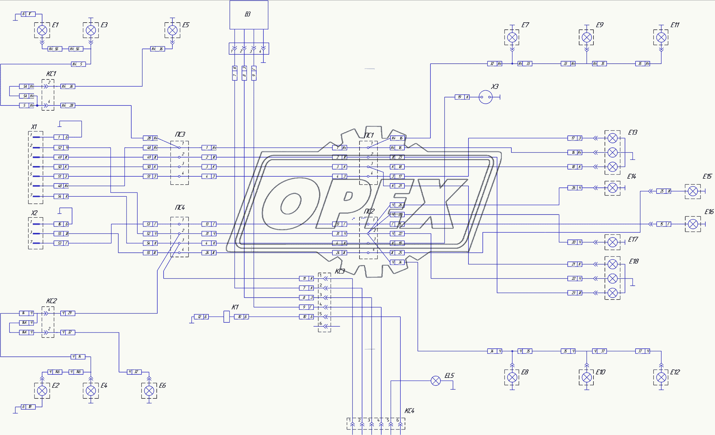 8602-3700010Э4 Схема электрическая