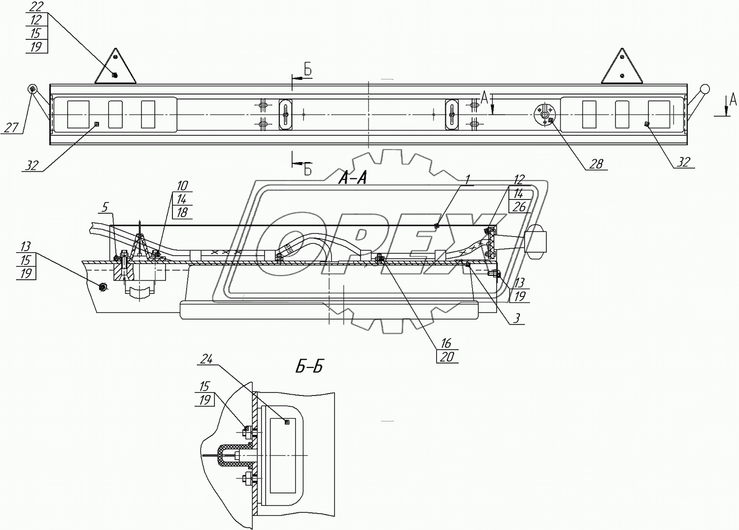 9334-3716020 Установка задних фонарей