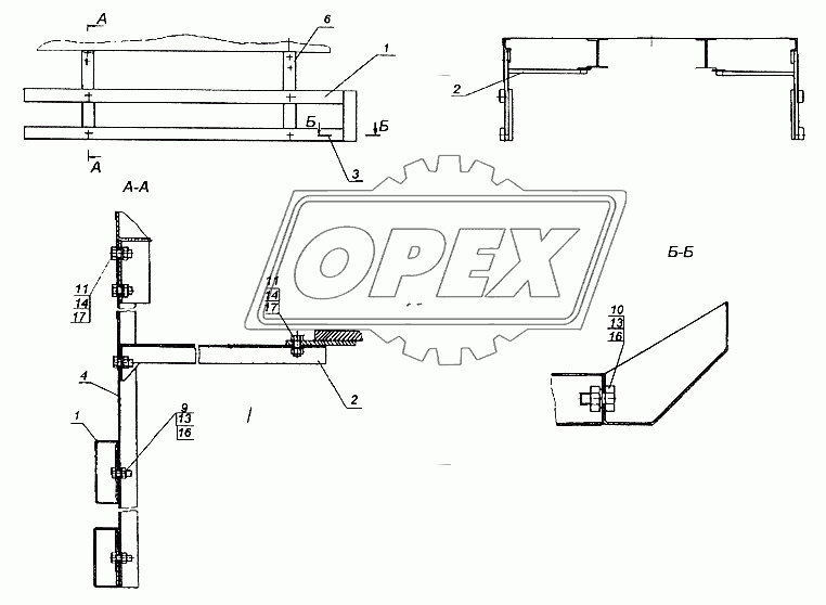 Установка боковой защиты 9334-2801510