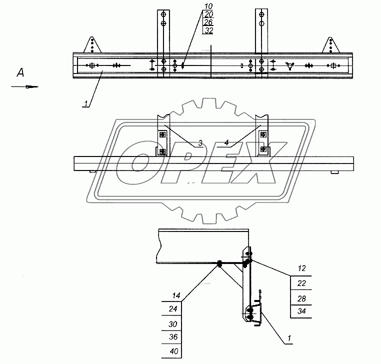 Установка бампера 9334-2804010