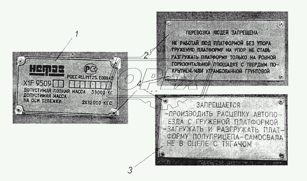 Установка табличек