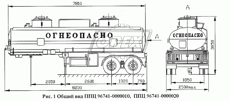 Общий вид ППЦ-96741-0000010, 96741-0000020