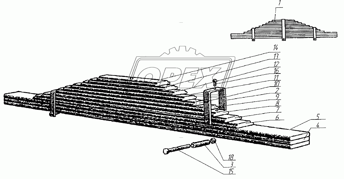 Рессора 4310-2912012