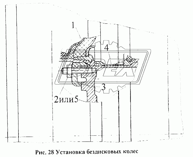 Установка бездисковых колес