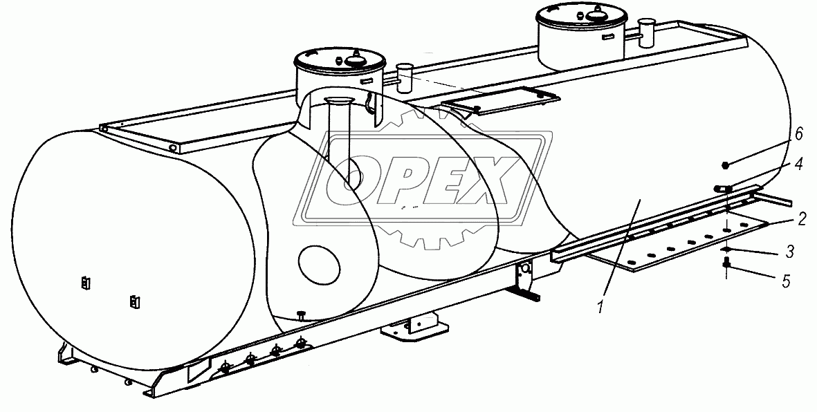 Корпус цистерны 96741-8513020, 96742-03-8513020
