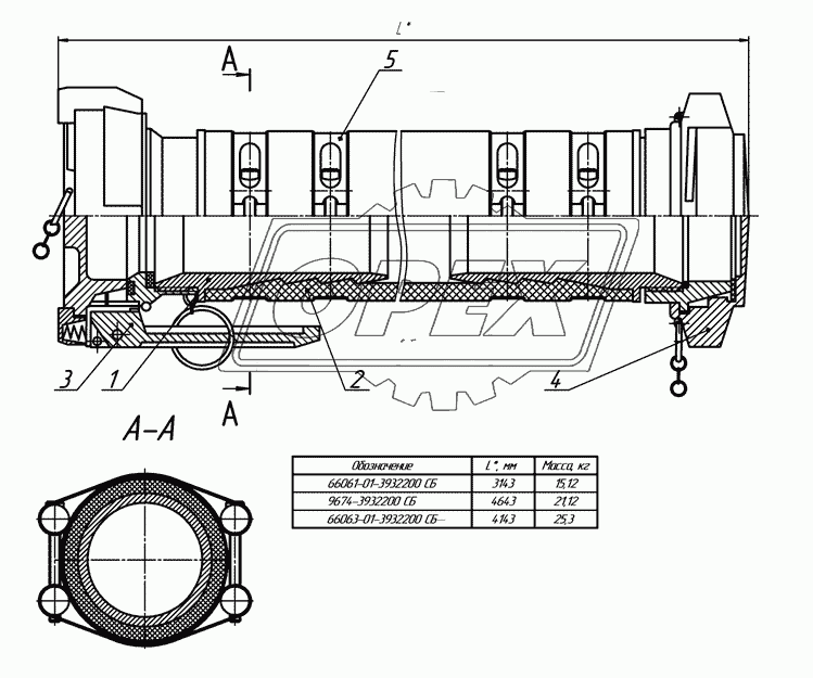 66061-01-3932200 Рукав