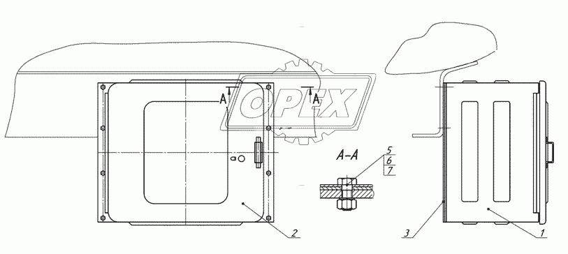 96742-8027010-10 Установка шкафа арматурного