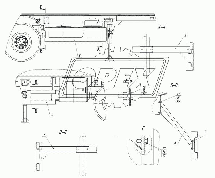 Р96742-8530010 Установка боковой защиты