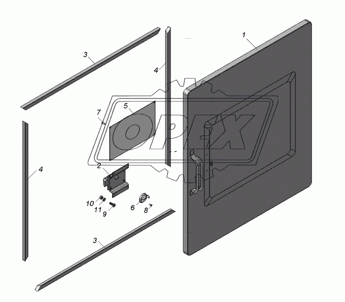 96931-8027030-03 Дверка в сборе