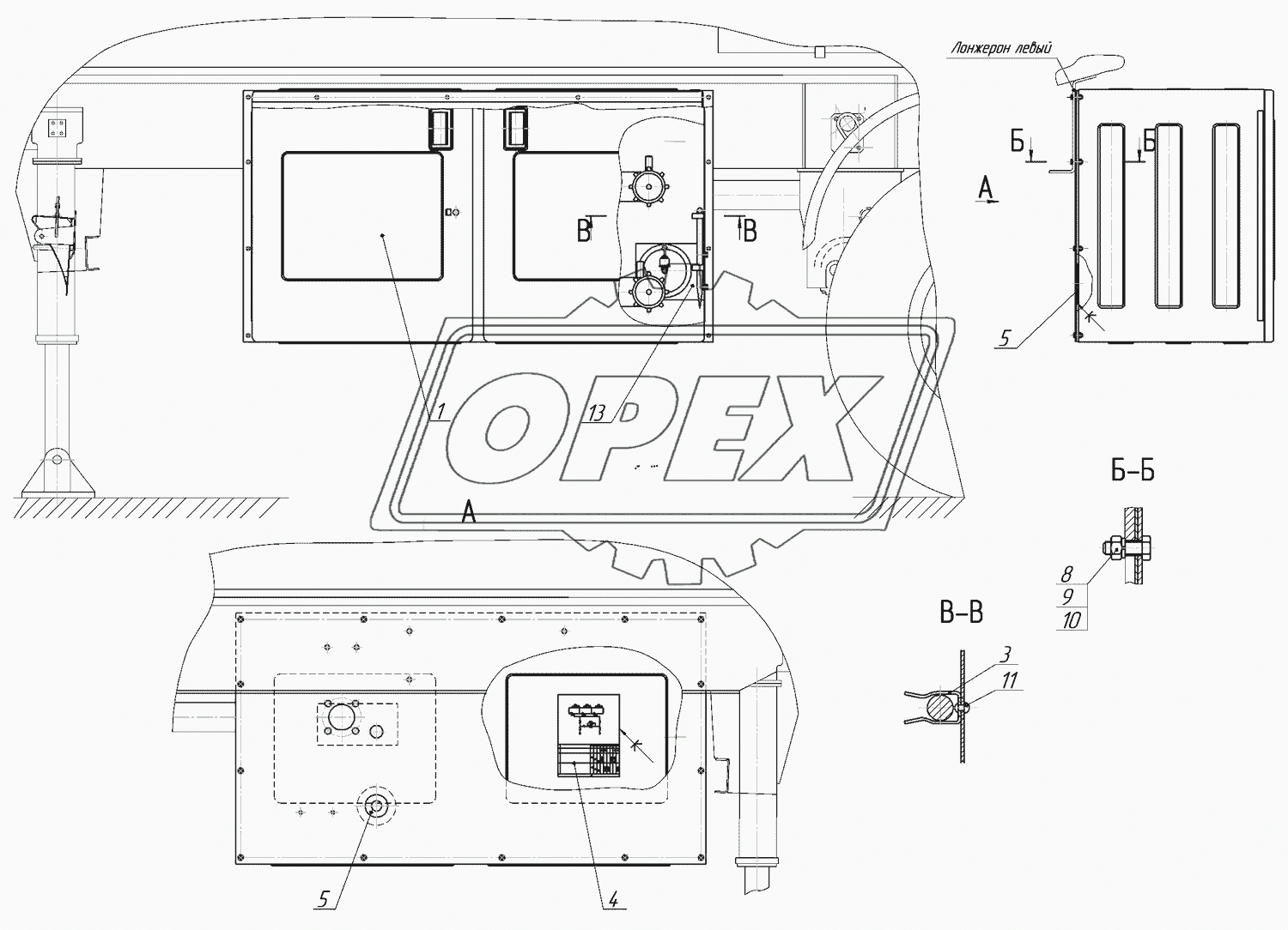 96894-01-8027010 Установка шкафа арматурного