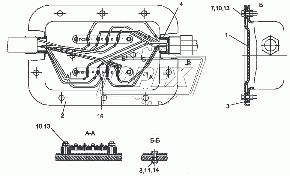 9693-3719030 Установка коробки соединительной