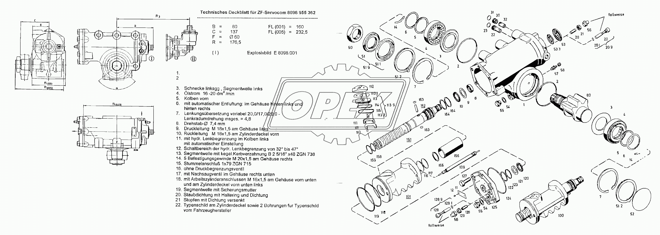 SERVOCOMTRONIC SPARE PARTS LIST version: ZF8098955362