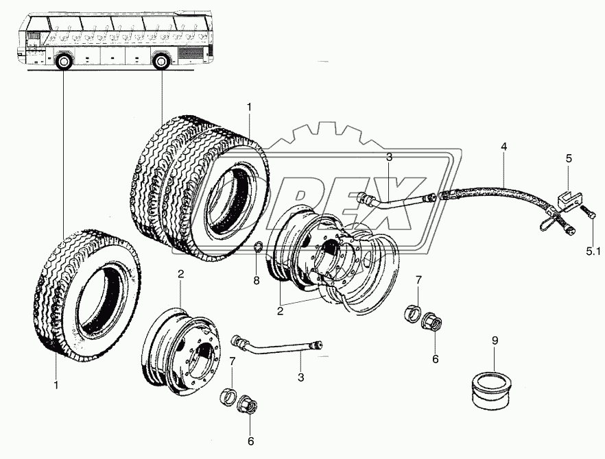 WHEELS AND TYRES