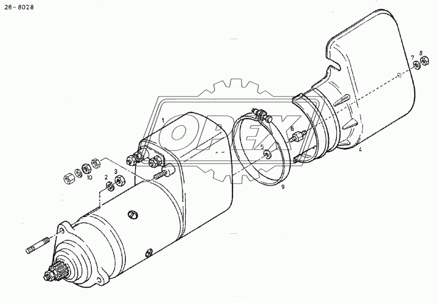 STARTER Motor-MAN 2876 LOH 01