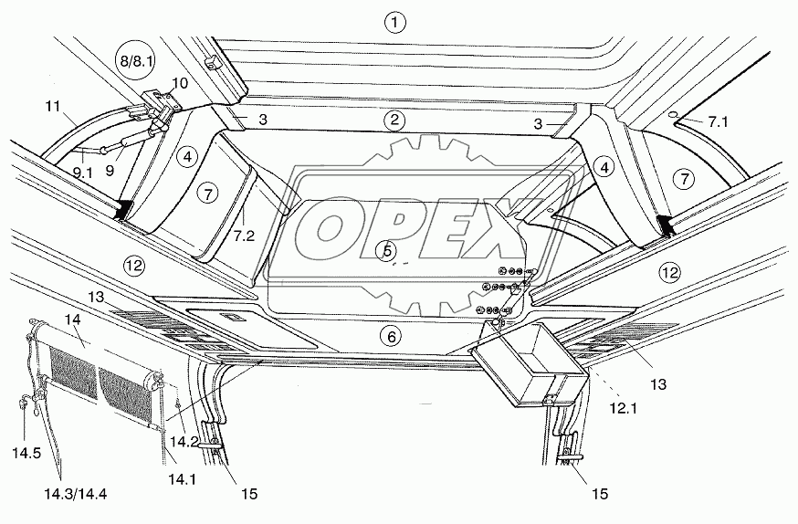 UPPER DECK FRONT