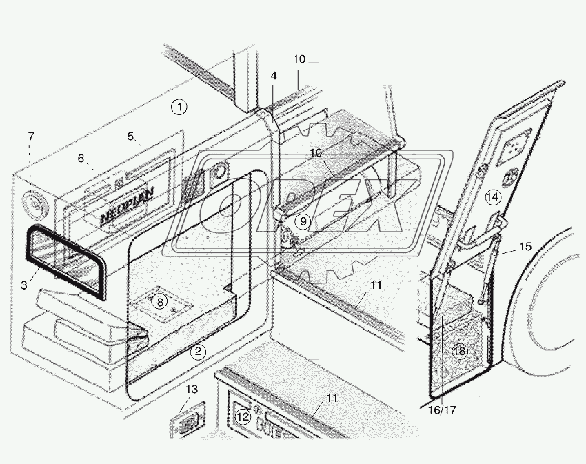 DRIVER SLEEPING CABIN