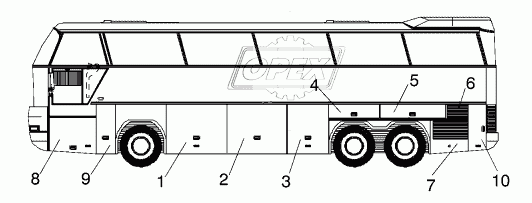 FLAPS LEFT version: N116/3H, SERVICE FLAP