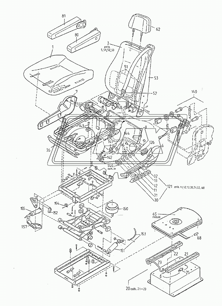 DRIVERS SEAT ISRI