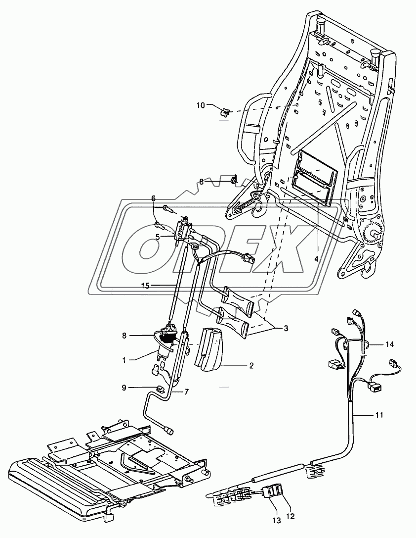 DRIVERS SEAT RECARO AIRMATIC