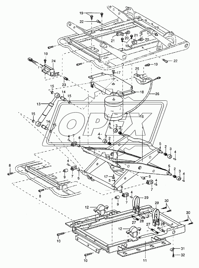 DRIVERS SEAT SUSPENSIONSYSTEM