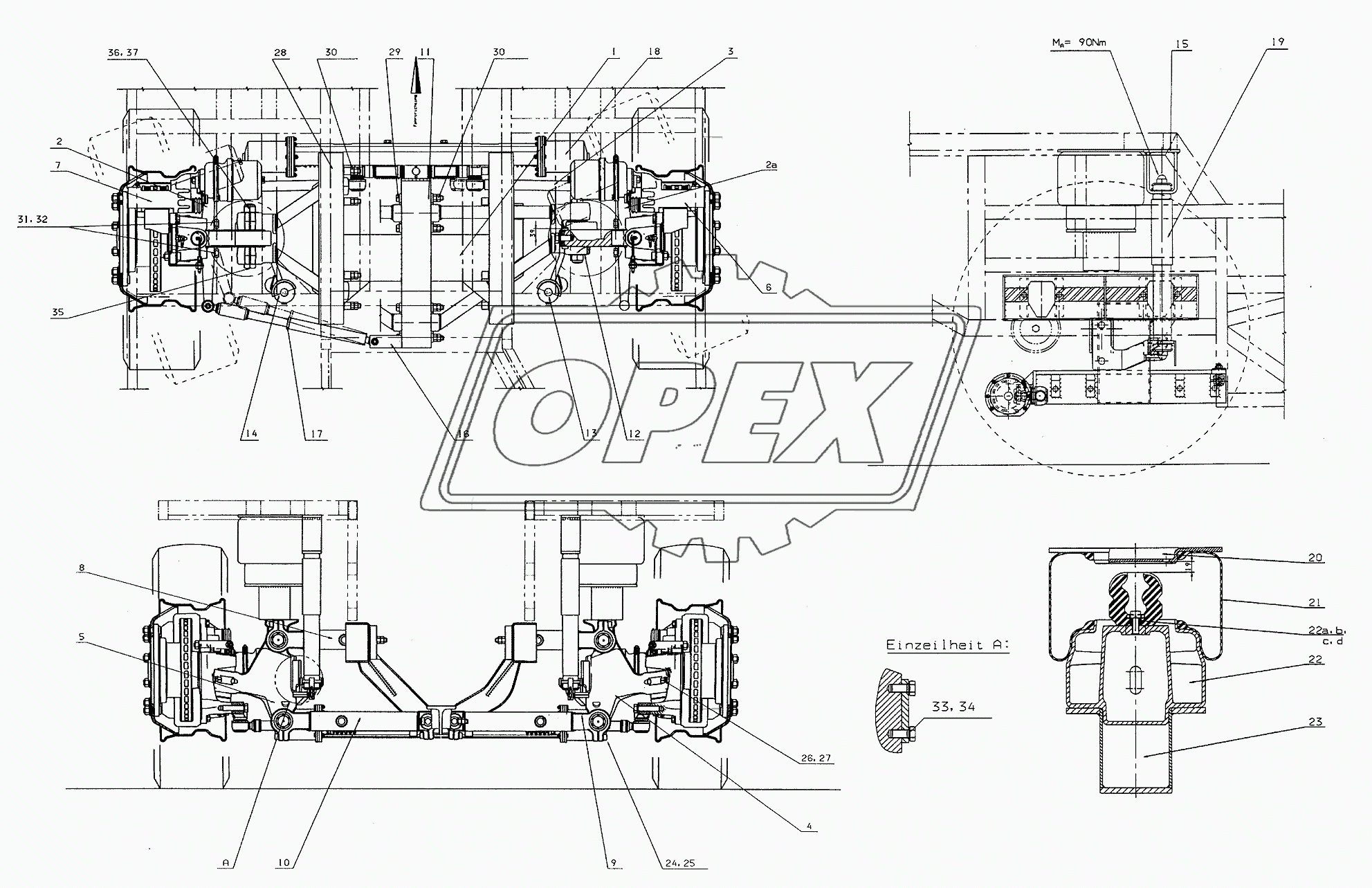 TRAILING AXLE 2