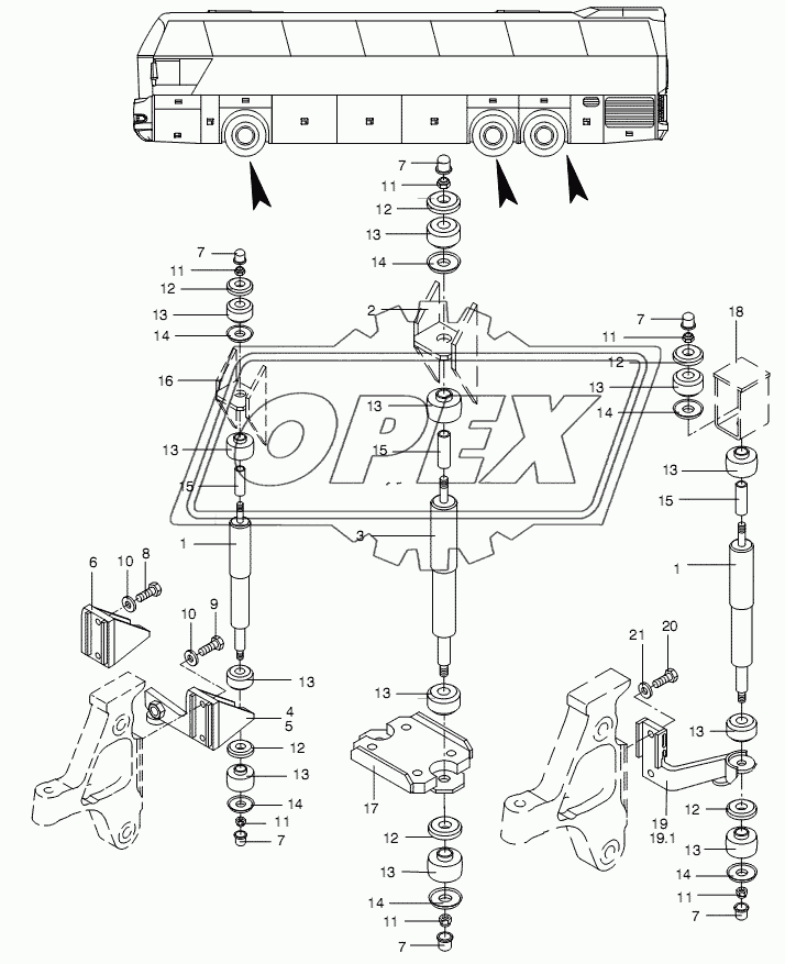 SHOCK ABSORBER AND MOUNT 2