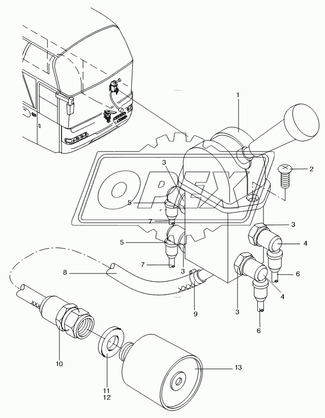 HAND-BRAKE VALVE