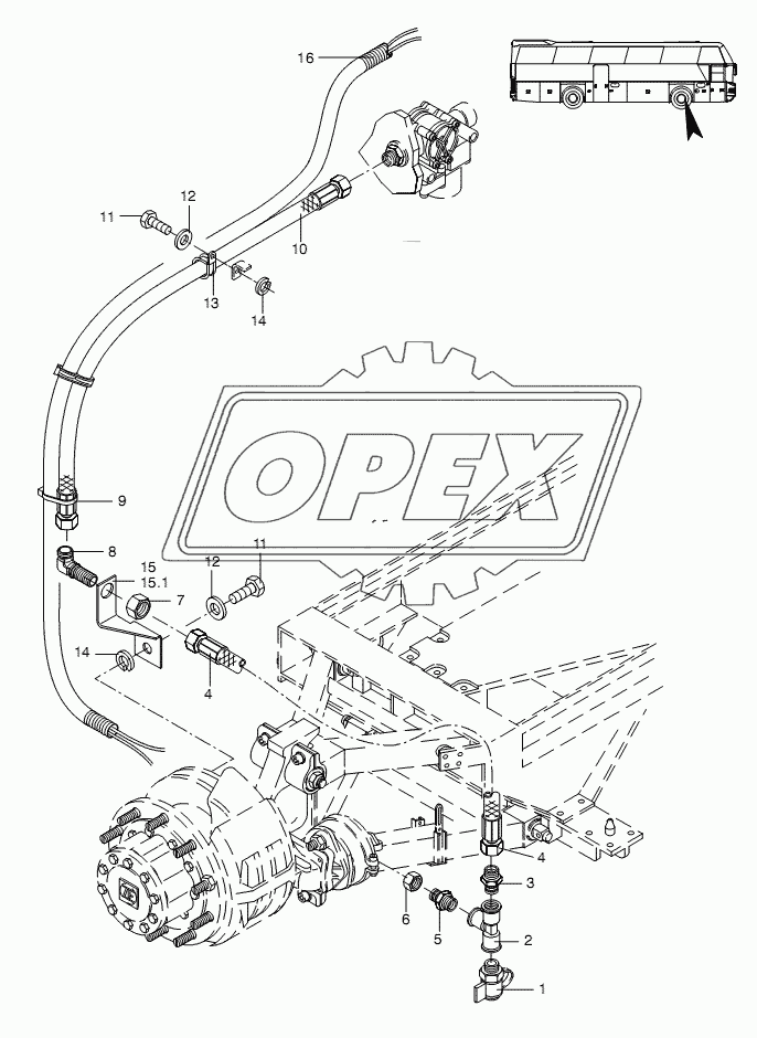 BRAKE HOSE 1