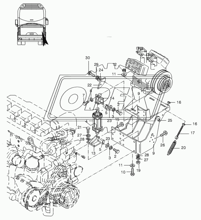 COMPRESSOR SUPPORT 1