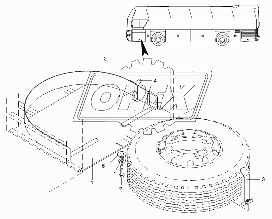 SPARE WHEEL BOX