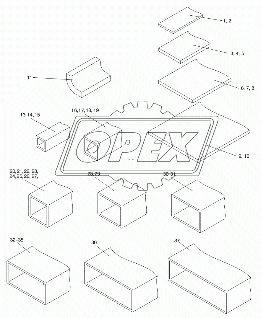 PROFILE PARTS GENERAL