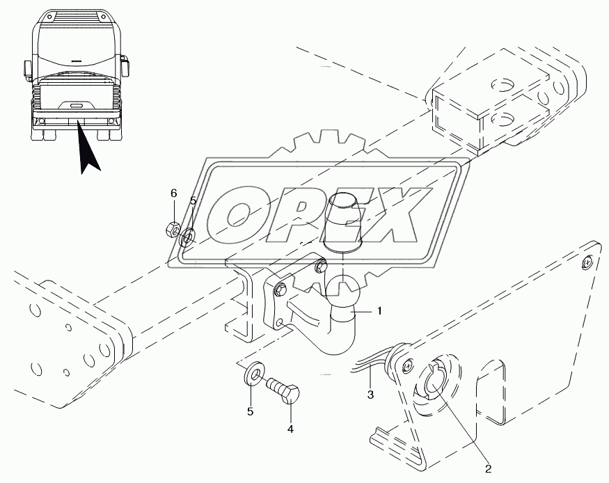 TRACTOR TOWING DEVICE