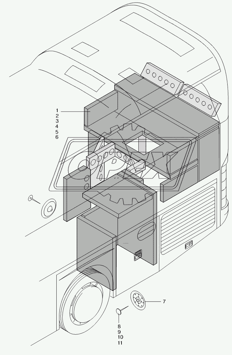 ISOLATION ENGINE COMPARTMENT