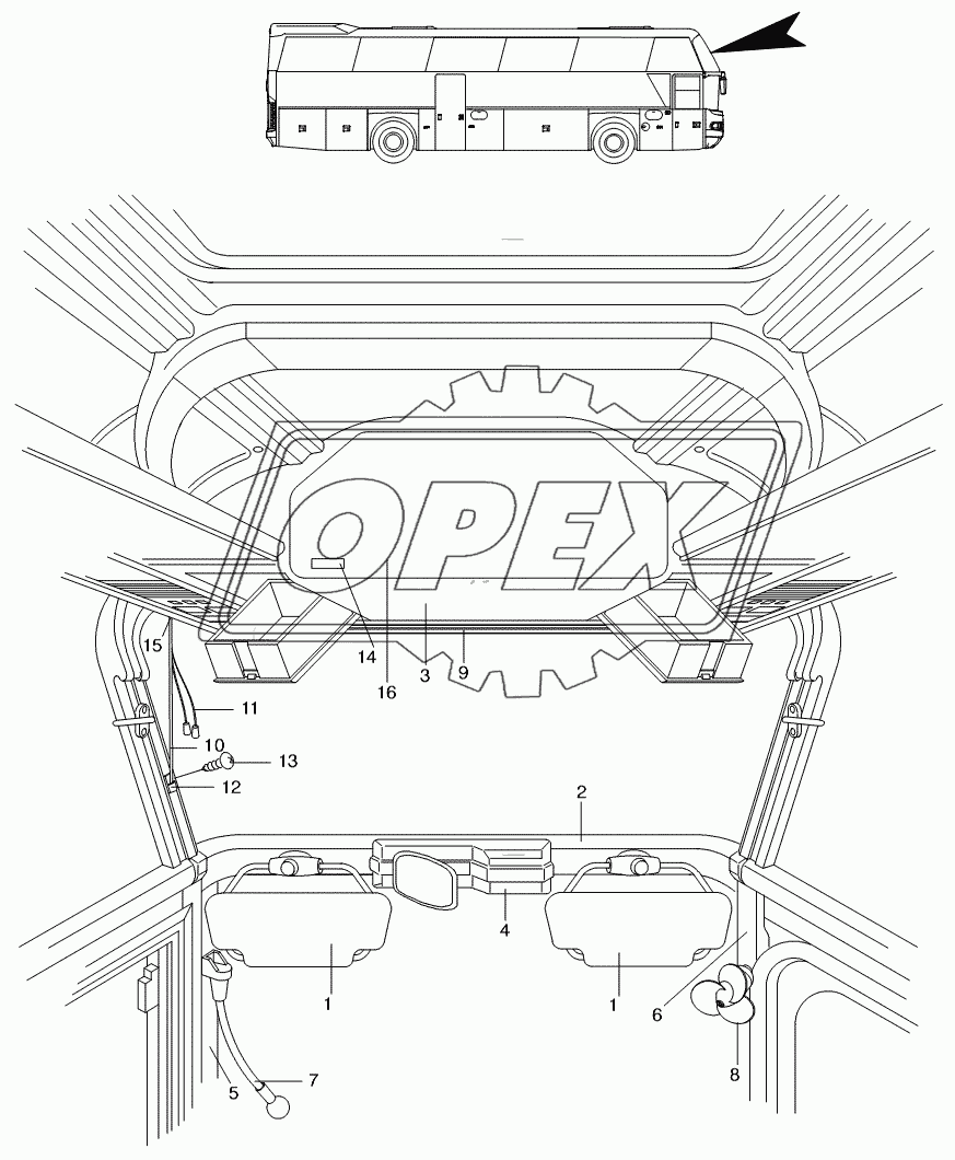 UPPER DECK FRONT