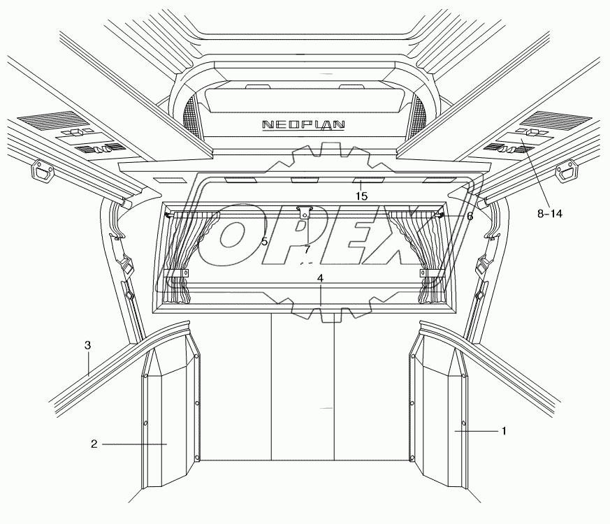 UPPER DECK REAR
